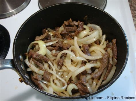 Filipino Recipe Pigar Pigar (Beef Stirfry) « Magluto.com - Filipino ...