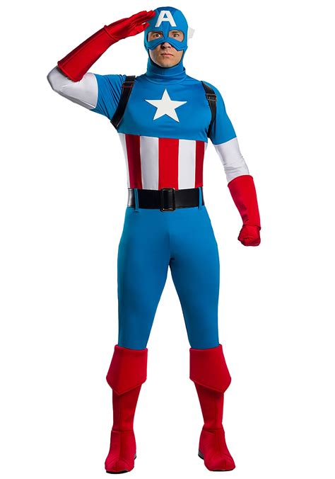 Marvel Adult Captain America Premium Costume