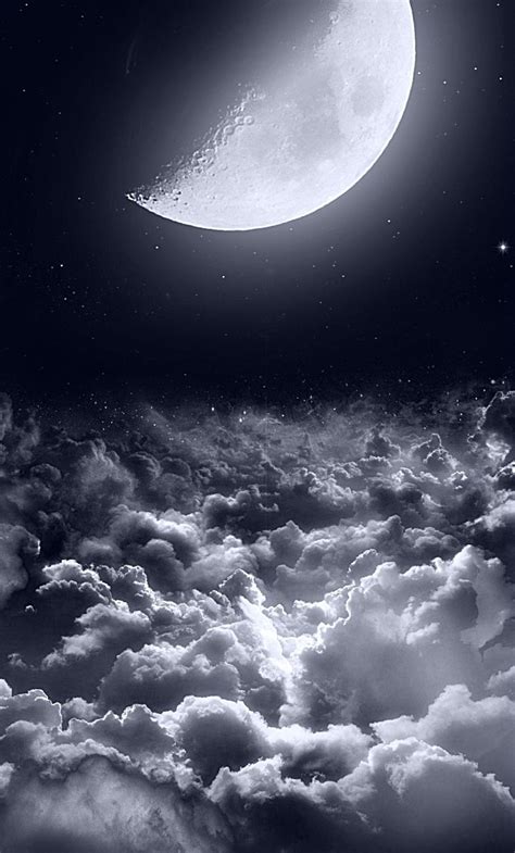 1280x2120 Resolution Half Moon Dark Night iPhone 6 plus Wallpaper - Wallpapers Den | Iphone ...