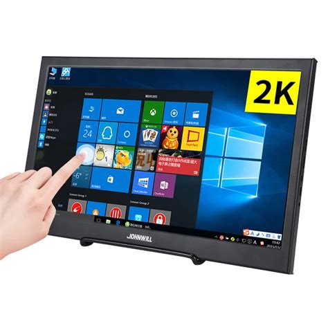 10.1"2K Touchscreen Portable Gaming Monitor 2560x1600 IPS Panel PS3 PS4 Xbox360 Display Monitor ...