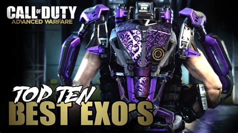 Top 10 Best Exo Suits In Advanced Warfare - YouTube