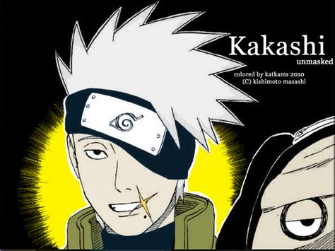 Kakashi Unmasked by kimikissu07 on DeviantArt