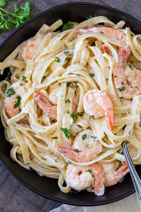 Creamy Shrimp Scampi - Momsdish