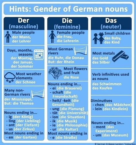 Help to Understanding Gender of German Nouns : r/German