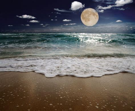 Ocean Moon Wallpapers - Top Free Ocean Moon Backgrounds - WallpaperAccess