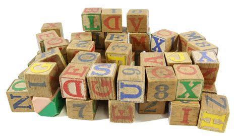 Lot Of Toy Wooden Blocks Auction