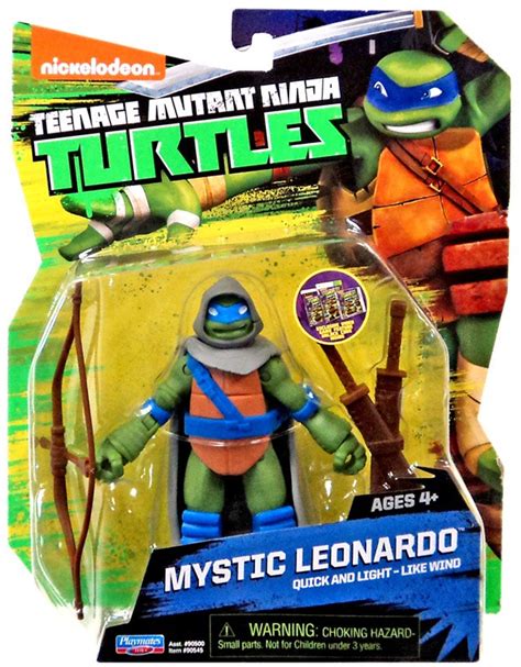 Teenage Mutant Ninja Turtles Nickelodeon Mystic Leonardo 5 Action Figure Playmates - ToyWiz