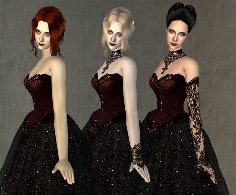 Mod The Sims - Fashion story from Heather. Wedding. Charm of Gothic ...