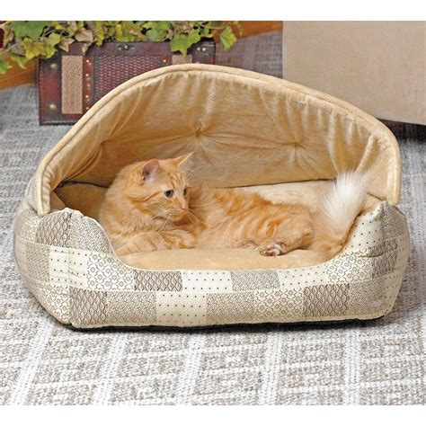 Hooded Large Cat Bed