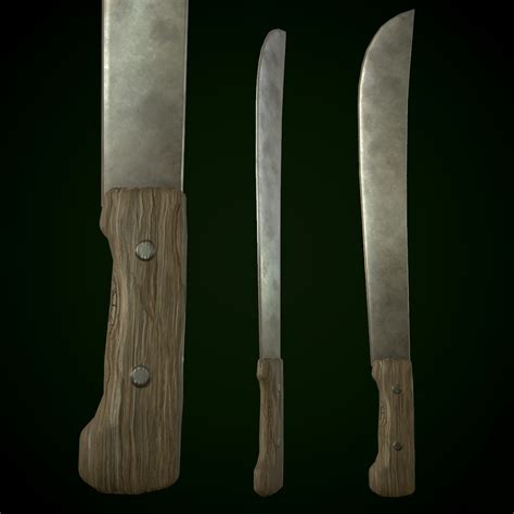 3D machete weapon model - TurboSquid 1451026