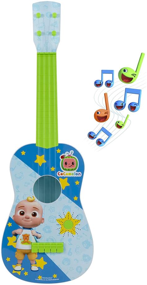 Buy Cocomelon Musical Guitar by First Act, 23.5” Kids Guitar - Plays ...