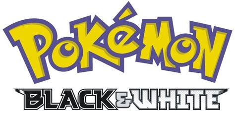 Black and White Pokemon Logo - Ezra-has-Burke