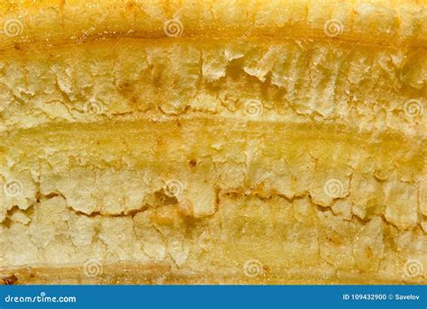 The Texture of the Inside of the Peel of Banana Macro Stock Photo - Image of close, ripe: 109432900