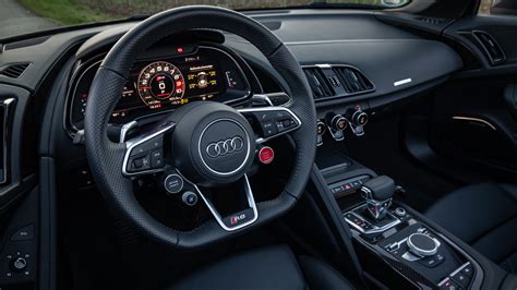 Audi R8 V10 performance Spyder 5K Interior Wallpaper - HD Car Wallpapers #16536