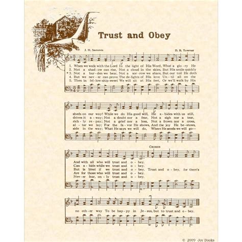 Trust and Obey | Hymn, Praise songs, Hymn art