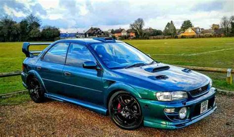 Subaru 1999 IMPREZA TURBO 2000 AWD GREEN,WIDE ARCH KIT,CUSTOM. car for sale