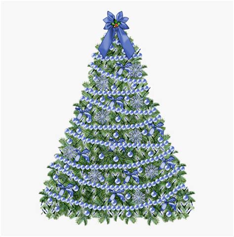 Christmas Tree Transparency And Translucency Clip Art - Blue Christmas Tree Png, Transparent Png ...