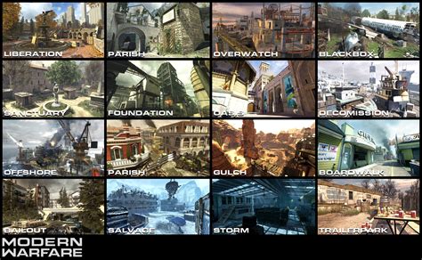 All Modern Warfare Maps - Black Sea Map