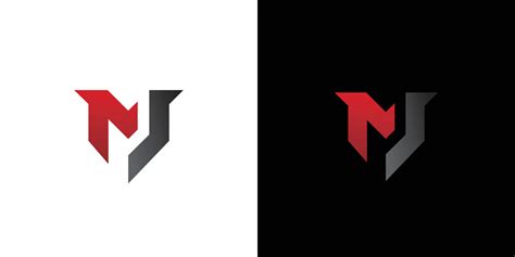 Modern and futuristic MJ logo design 4697775 Vector Art at Vecteezy