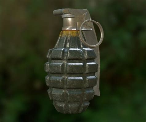 ArtStation - Mk II Pineapple Grenade | Game Assets