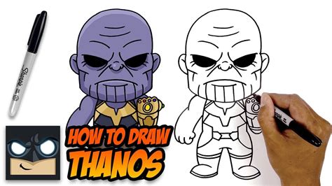 Cartoon Thanos Face - Kremi Png