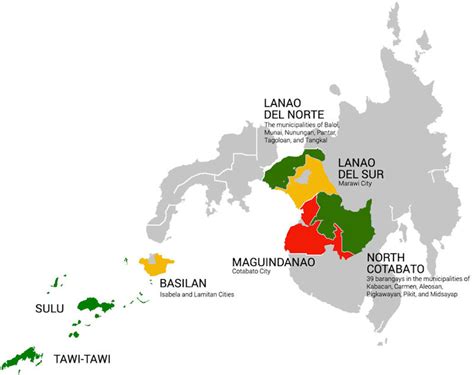 Map Of Mindanao Regions And Armm Download Scientific Diagram - Bank2home.com