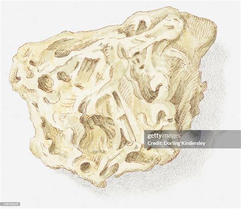 Illustration Of Tufa Rock High-Res Vector Graphic - Getty Images