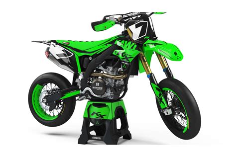 Custom dirt bike Graphics kit KAWASAKI REALITY | custom-graphics-mx