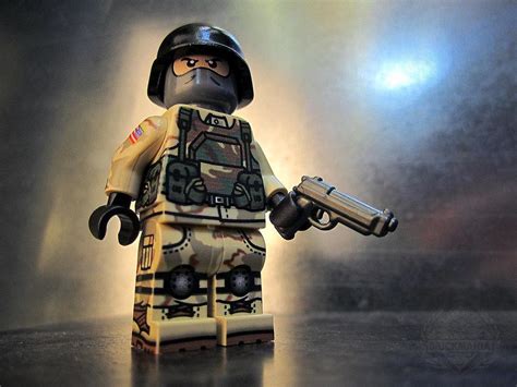 Custom LEGO minifigure Army Ranger I designed. Thought you'd appreciate ...