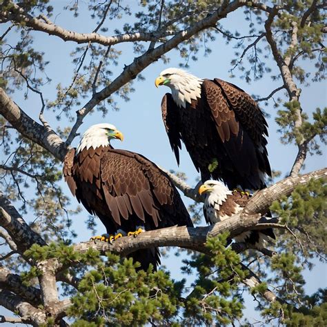 Premium AI Image | American Bald Eagles