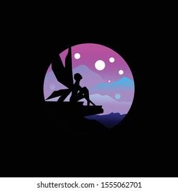 Fairy Logo Design All Stock Vector (Royalty Free) 1555062701