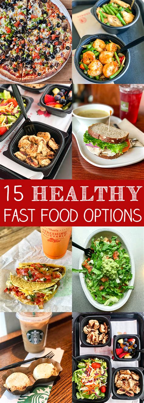 15 Healthy Fast Food Options - No. 2 Pencil