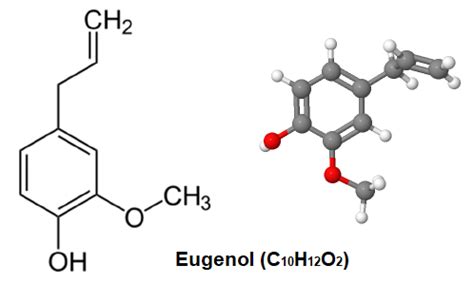 Eugenol (C10H12O2) - Structure, Molecular Mass, Properties and Uses