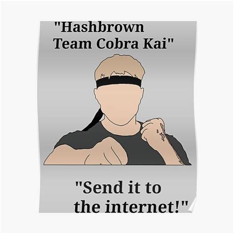 "Johnny Lawrence Quotes From Cobra Kai" Poster for Sale by ...