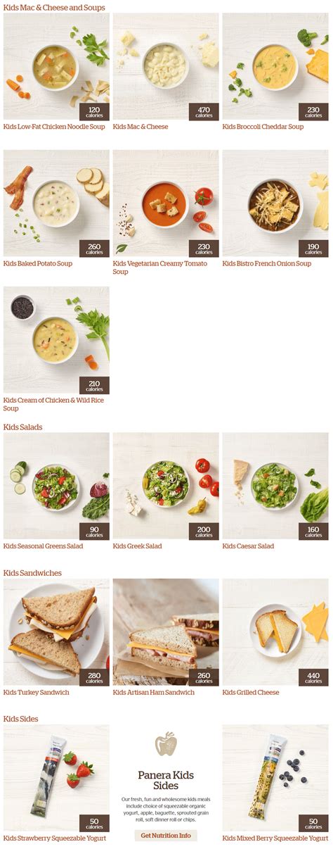 Panera Bread Menu and Specials