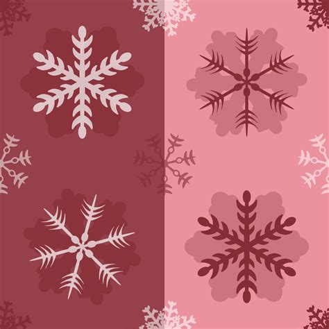 seamless red snowflake pattern background 5219538 Vector Art at Vecteezy