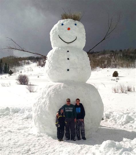 Giant snowman dazzles Logan Canyon drivers, recreationists | Allaccess | hjnews.com