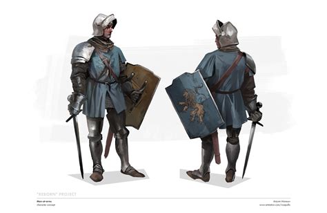 Fantasy Medieval Soldier Art