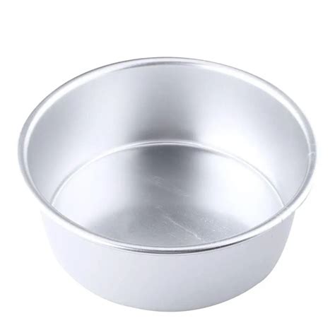 6" inch Alloy Removable Bottom Round Cake Baking Pan Tin Bakeware ...