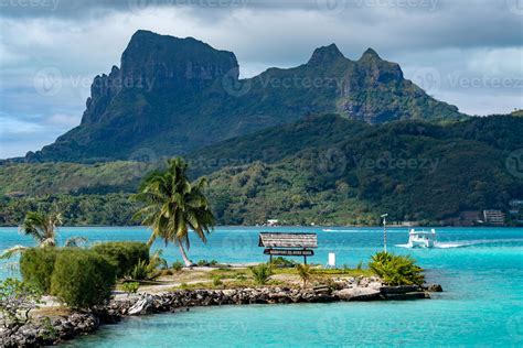 bora bora island airport polynesia 17413814 Stock Photo at Vecteezy