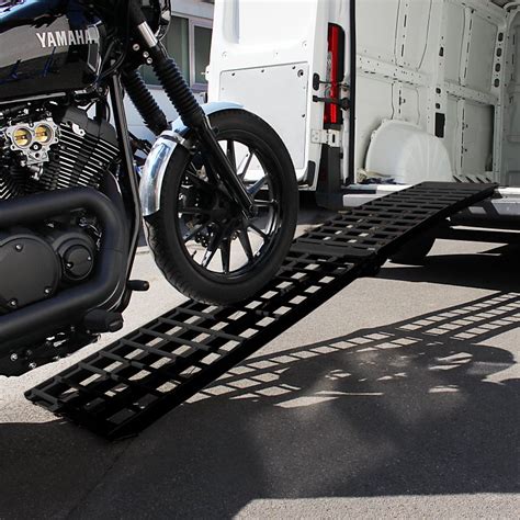 Motorcycle Ramp BL for Trailer Truck Bed Transporter, Motorbike Loading, folding | eBay