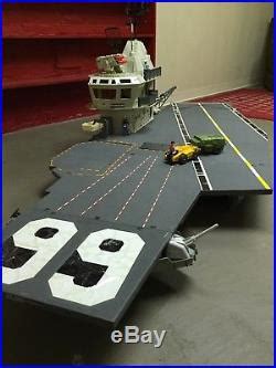 Gi Joe Uss Flagg Aircraft Carrier Near Complete 1985 Hasbro Keel Haul Original | Air Craft Carrier