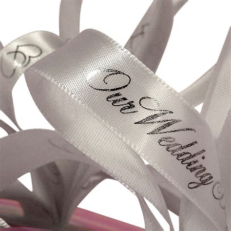 Printed Wedding Ribbons