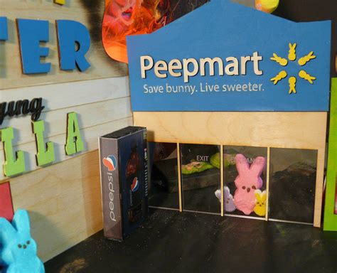 there is a sign that says pepmart save bunny live sweeter