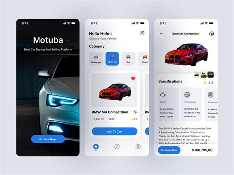 Motuba - Buy & Selling Car Mobile App by Zakaria on Dribbble