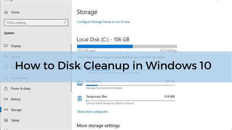 Disk cleanup windows 10 not working - totalsos