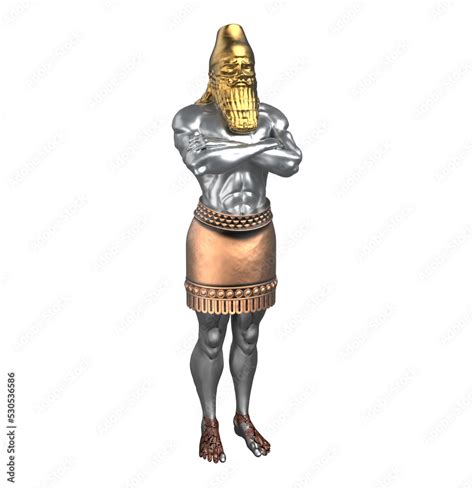 King Nebuchadnezzar's Dream Statue (Daniel's Prophecies) 3D Illustration [PNG Transparent ...