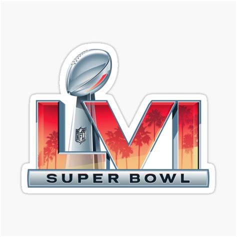 "SUPER BOWL LVI logo" Sticker for Sale by Boxvell | Redbubble