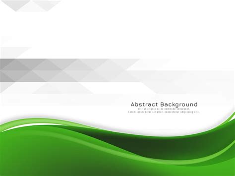 Free Vector | Abstract green wave background