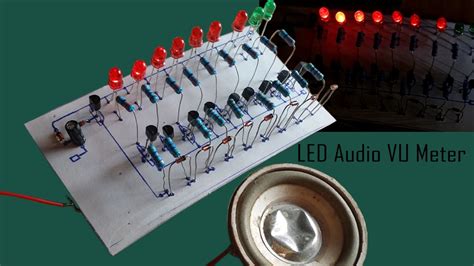 Transistor Vu Meter Circuit